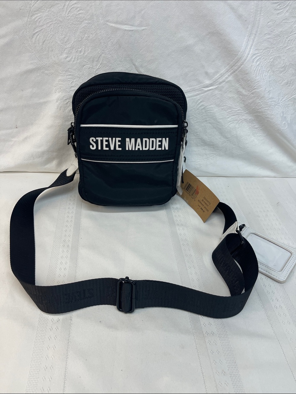 Steve Madden Black Crossbody Pouch Bag NWT